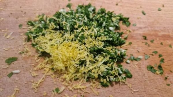 tilberedning af gremolata