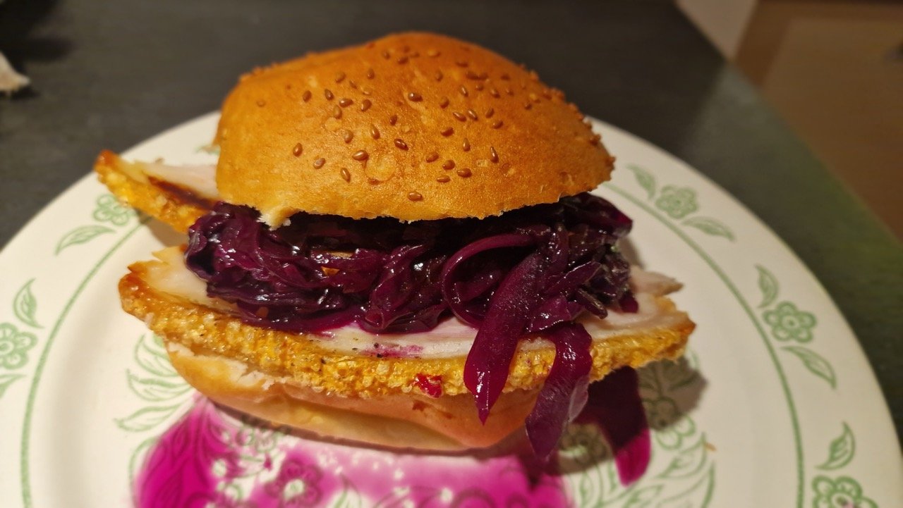 flæskestegssandwich