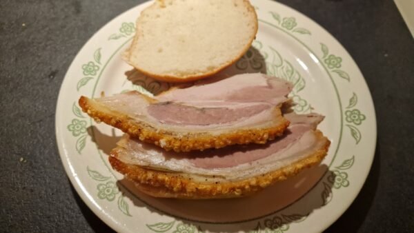 fremstilling flæskestegssandwich