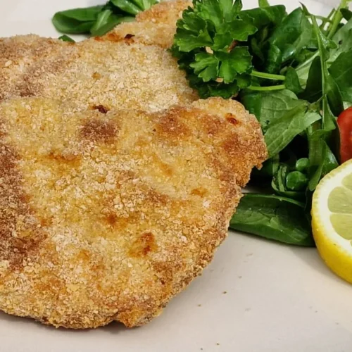 sproed schnitzel i airfryer