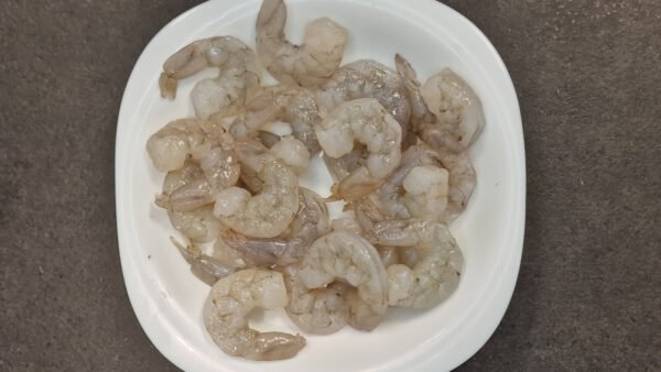 Rå rejer, rensede og klar til gambas pil pil
