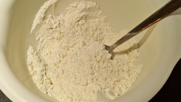 Tilberedning af glutenfri drømmekage, trin 3