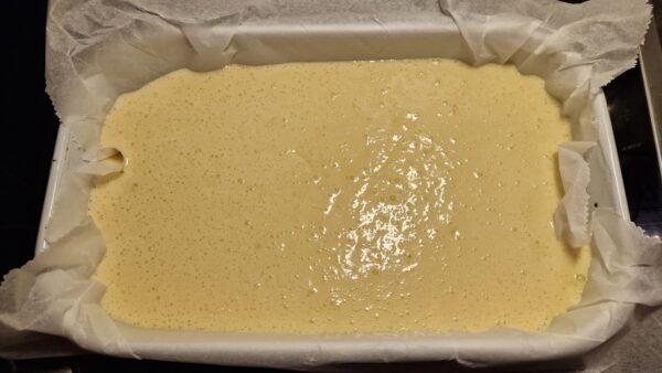 Tilberedning af glutenfri drømmekage, trin 5