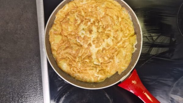 Tilberedning af spansk tortilla, trin 11